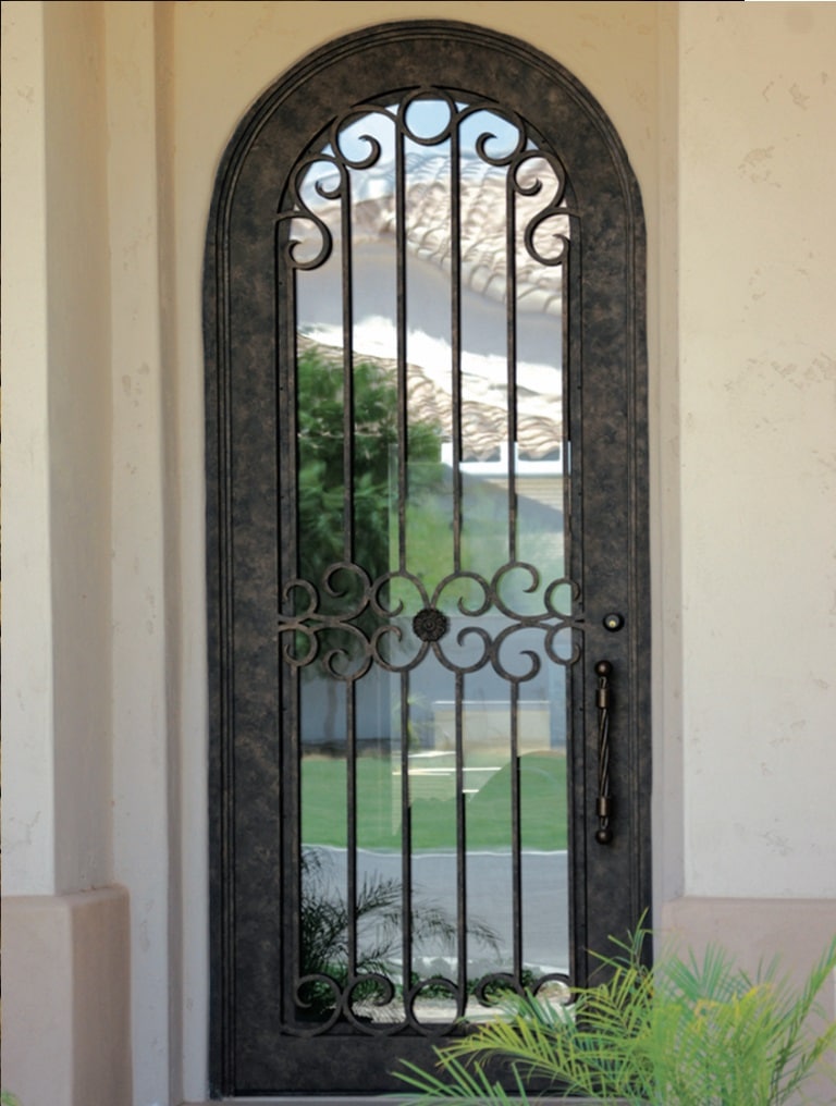 wrought iron door california | Custom Wine Cellars San ...